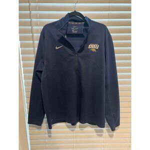 Nike Oral Roberts Golden Eagles 1/4 Zip Pullover  -‎ Size XL